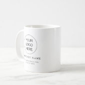 Fügen Sie Ihre Logokombination mit der Tasse Saube (Vorderseite Links)