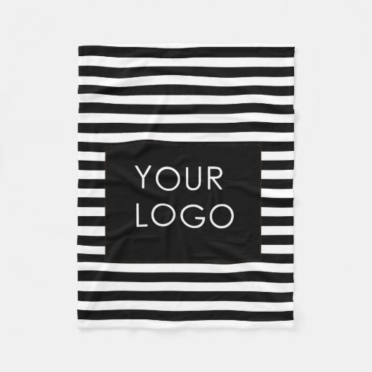 Fügen Sie Ihre Logokombinationen für den Business- Fleecedecke (Vorderseite)