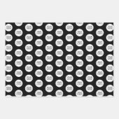 Fügen Sie Ihre Logos Moderne Musterfirma Werbeakti Geschenkpapier Set (Vorderseite 3)