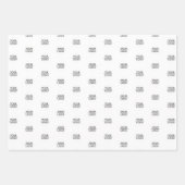 Fügen Sie Ihre Logos Moderne Musterfirma Werbeakti Geschenkpapier Set (Vorderseite 2)