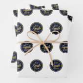 Fügen Sie Ihre Logos oder Bildwrapping-Papierblätt Geschenkpapier Set (Beispiel)