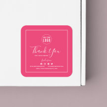 Fügen Sie Ihre Logos Social Media Vielen Dank für