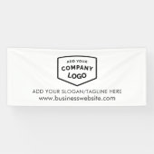 Fügen Sie Ihre Logos und Geschäftswebsite benutzer Banner (Horizontal)