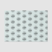 Fügen Sie Ihre Logoverpackung für eigene Markenbez Seidenpapier (Vorderseite)