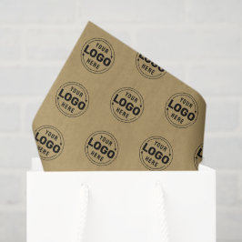 Fügen Sie Ihre Logoverpackung für eigene Markenbez Seidenpapier