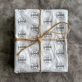 Fügen Sie Ihre Logoverpackung für eigene Markenbez Seidenpapier