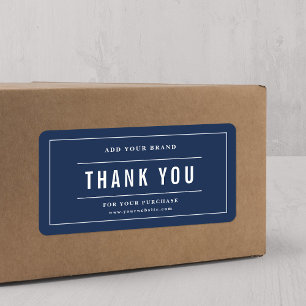 Fügen Sie Ihre Marke dank White Border Custom Colo Adressaufkleber