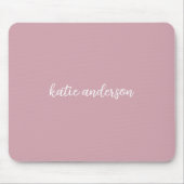 Fügen Sie Ihre Minimal-Monogramm für den vollen Na Mousepad (Vorne)