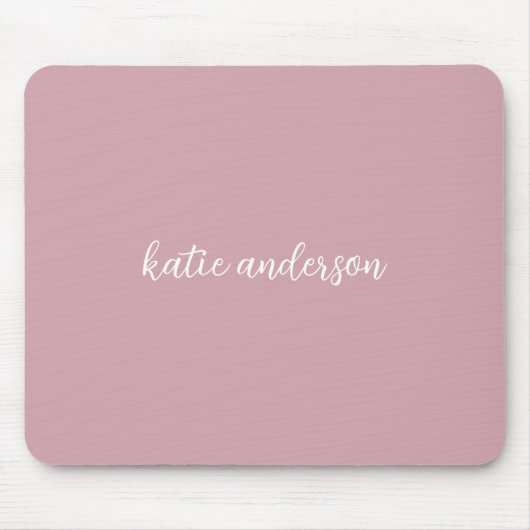 Fügen Sie Ihre Minimal-Monogramm für den vollen Na Mousepad (Vorne)