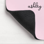 Fügen Sie Ihre Minimal-Monogramm für den vollen Na Mousepad (Ecke)