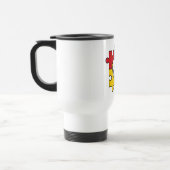 Fügen Sie Ihre Monogramm-Reise/Tasse des Computers Reisebecher (Links)