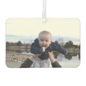 Fügen Sie Ihre Mutter-Foto-Liebe hinzu Autolufterfrischer (Rückseite)