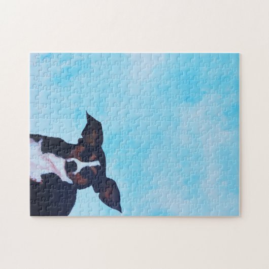 Fügen Sie Ihre Nachricht hinzu, Blauer Himmel, Dis Puzzle (Horizontal)