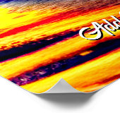 Fügen Sie Ihre Nachricht hinzu, Blue Sailing Pirat Poster (Ecke)