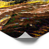 Fügen Sie Ihre Nachricht hinzu, Segelschiff in ein Poster (Ecke)