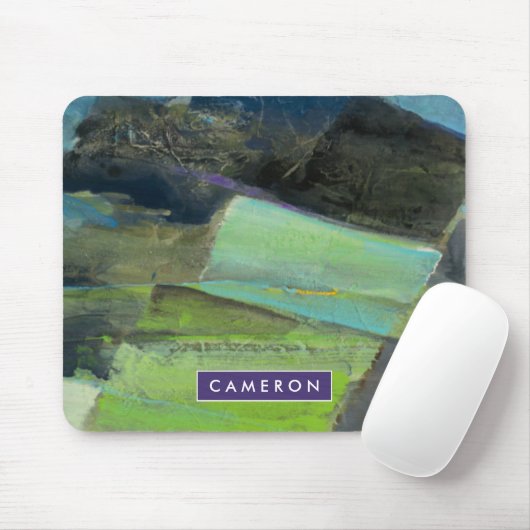 Fügen Sie Ihre Namens| Ansicht der Küste II hinzu Mousepad (Mit Mouse)