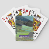 Fügen Sie Ihre Namens| Ansicht der Küste II hinzu Spielkarten (Rückseite)