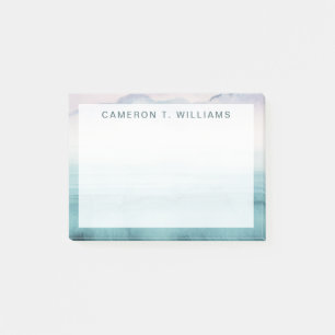 Fügen Sie Ihre Namens  Dämmerung auf der Bucht - Post-it Klebezettel