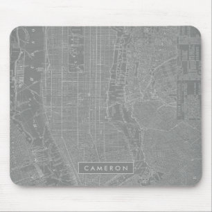 Fügen Sie Ihre Namens  Skizze von New- York Mousepad