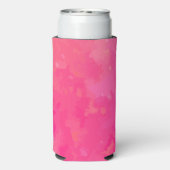 Fügen Sie Ihre Namensfarben in Rosa hinzu Selters Dosenkühler (Seltzer Rückseite)