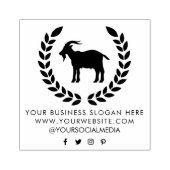 FÜGEN SIE IHRE TEXTZIELE PERSONALISIERT HINZU GUMMISTEMPEL (Prägung)