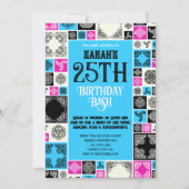 Fügen Sie Ihre Veranstaltung dekorative Tile Magen Einladung (Vorderseite)