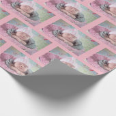 Fügen Sie Ihrem Baby das Foto zu diesem benutzerde Geschenkpapier (Ecke)