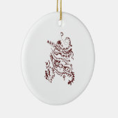 Fügen Sie Ihrem Baum Charm mit fröhlichem Keepake  Keramik Ornament (Rechts)