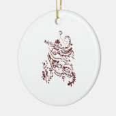 Fügen Sie Ihrem Baum Charm mit fröhlichem Keepake  Keramik Ornament (Links)