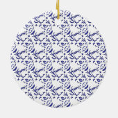 Fügen Sie Ihrem Baum Charm mit fröhlichem Keepake Keramik Ornament (Hinten)