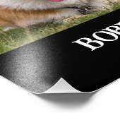 Fügen Sie Ihrem eigenen Hund Foto und Namen hinzu (Ecke)