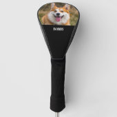 Fügen Sie Ihrem eigenen Hund Foto und Namen hinzu Golf Headcover (Vorderseite)