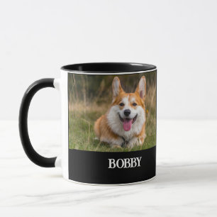 Fügen Sie Ihrem eigenen Hund Foto und Namen hinzu Tasse
