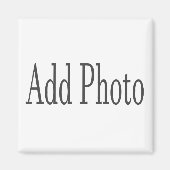 Fügen Sie Ihrem Foto einen runden oder quadratisch Magnet (Vorne)