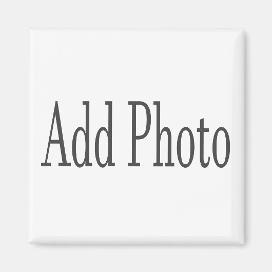 Fügen Sie Ihrem Foto einen runden oder quadratisch Magnet (Vorne)