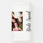 Fügen Sie Ihrem Foto Name Brautjungfrau Truppe Par Banner (Vertikal)