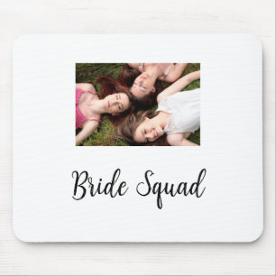Fügen Sie Ihrem Foto Name Brautjungfrau Truppe Par Mousepad