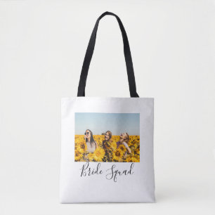 Fügen Sie Ihrem Foto Name Brautjungfrau Truppe Par Tasche