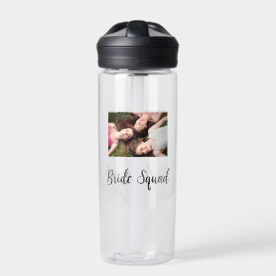 Fügen Sie Ihrem Foto Name Brautjungfrau Truppe Par Trinkflasche