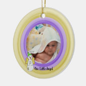 Fügen Sie Ihrem Foto unsere kleine Engel Keramik O Ornament (Links)