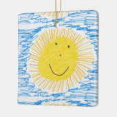 Fügen Sie Ihrem Kind das Kunstwerk Weihnachtsschmu Keramikornament (Links)