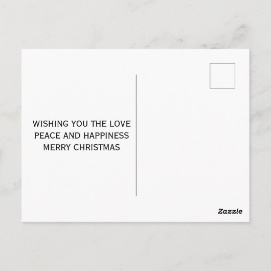 Fügen Sie Ihrem Kind das Kunstwerk zu Weihnachten Postkarte (Rückseite)