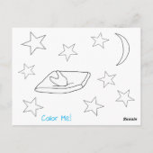 Fügen Sie Ihrem Kind den Namen zu dieser Zahnfee-K Postkarte (Rückseite)