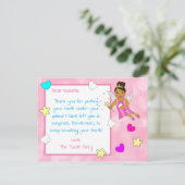 Fügen Sie Ihrem Kind den Namen zu dieser Zahnfee-K Postkarte (Stehend Vorderseite)