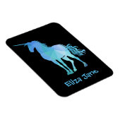 Fügen Sie Ihrem Kind den Namen zu Unicorn Magnet h (Rechte Seite)