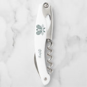 Fügen Sie Ihrem Tennisteam Ihren Clubnamen hinzu,  Kellnermesser (Rückseite)