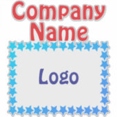 Fügen Sie Ihrem Unternehmen kundenspezifisch gesch Aufkleber (Vorderseite)