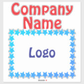 Fügen Sie Ihrem Unternehmen kundenspezifisch gesch Aufkleber (Blatt)