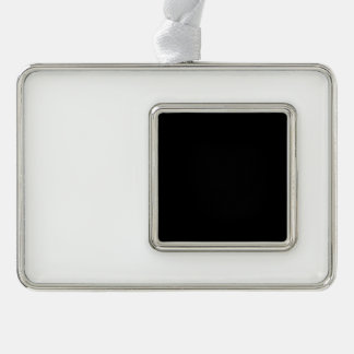 Fügen Sie Ihrem Weihnachtsbaum einen Charme hinzu Rahmen-Ornament Silber