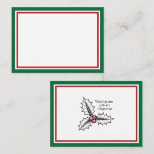 Fügen Sie Ihrem Weihnachtsgeschenk eine persönlich Mitteilungskarte